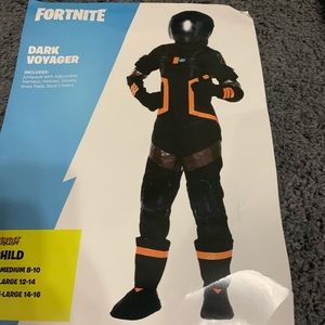 Fortnite dark voyager costume size 8-10